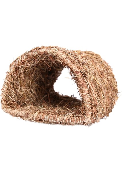 Çim Evi Tüneli Hutch Dokuma Kulübesi Yatmak Veya Yenilebilir Yenilebilir Çiğneme Tavşanlar Için Eve Chinchilla ve Küçük Hayvanlar (Yurt Dışından)