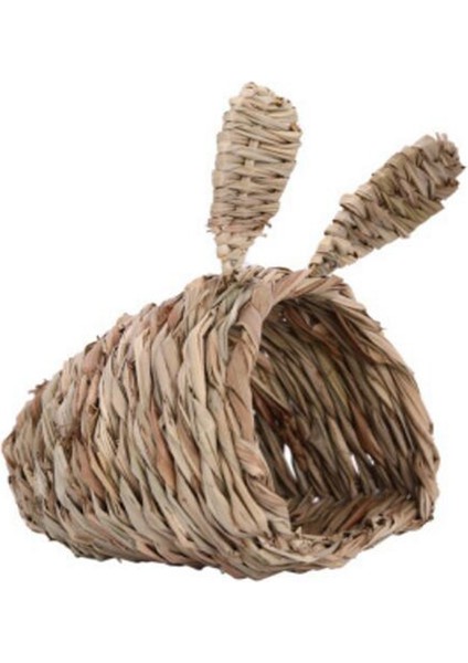 Dokuma Saman Pet Tavşan Hamster Guinea Pig Kafesi Yuva Evi Oyuncak Chinchilla Yatak (Yurt Dışından)