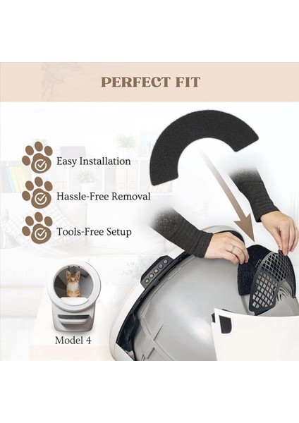 Litter -Robot 4 Için Filtre Değiştirme - Çöp Kutusu Için Aktif Karbon Filtreleri Kedi Çöpleri Için Kömür Filtreleri 18 Adet (Yurt Dışından) fiyatları