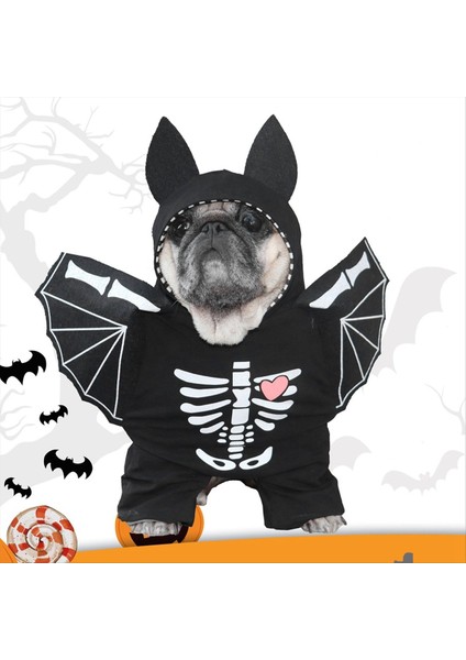 Köpek Yarasa Giyim Cadılar Bayramı Evcil Hayvan Kostümleri Küçük Orta Büyük Köpekler Için Yarasa M (Yurt Dışından) modelleri