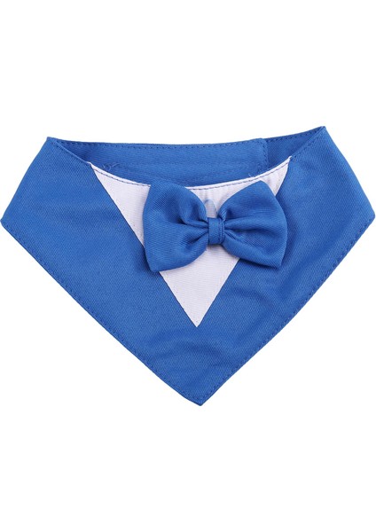 Köpek Smokin Papyon ile Resmi Köpek Düğün Yaka Köpek Doğum Günü Kostümü Evcil Hayvan Partisi Köpek Sevgililer Kıyafeti Cosplay Xs Mavi (Yurt Dışından)