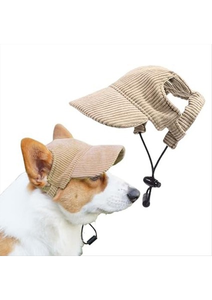 Güneş Koruma Şapkası Ayarlanabilir Pet Kedi Köpek Güneş Vizörü Yavrular Için Kulak Delikleri Orta ve Büyük Köpekler M (Yurt Dışından) modelleri