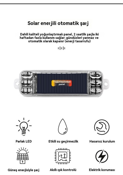 Güneş Enerjili Uyarı Flaşlı Arka Çarpmaya Karşı Lamba (Yurt Dışından) fırsatları