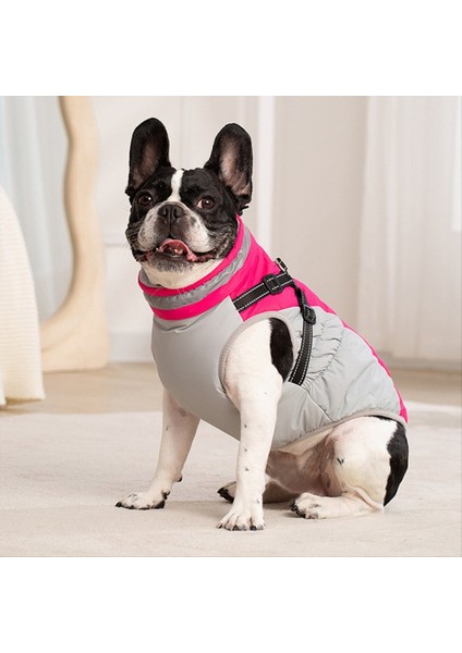 Kablo Demeti ile Su Geçirmez Evcil Ceket Küçük Büyük Köpekler Için Sıcak Köpek Kıyafetleri Labrador Ceket Chihuahua Fransız Bulldog D (Yurt Dışından) fiyatları
