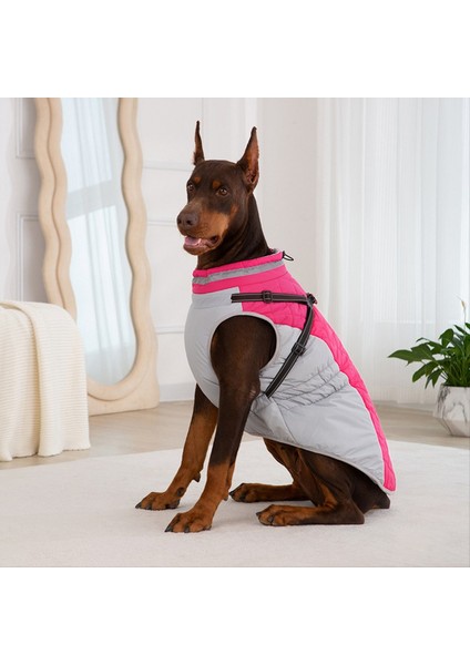 Kablo Demeti ile Su Geçirmez Evcil Ceket Küçük Büyük Köpekler Için Sıcak Köpek Kıyafetleri Labrador Ceket Chihuahua Fransız Bulldog D (Yurt Dışından) modelleri