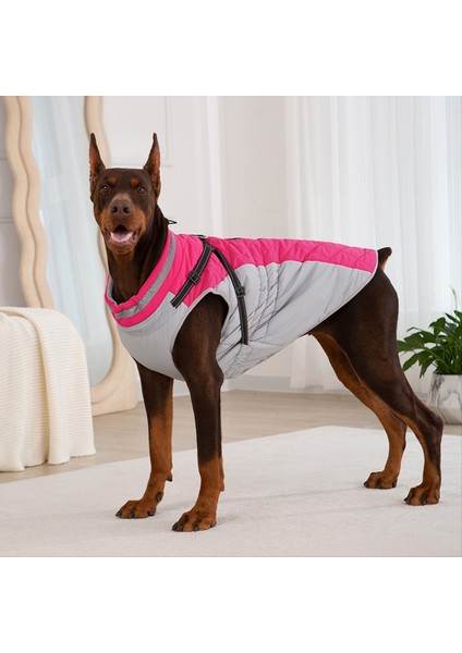 Kablo Demeti ile Su Geçirmez Evcil Ceket Küçük Büyük Köpekler Için Sıcak Köpek Kıyafetleri Labrador Ceket Chihuahua Fransız Bulldog D (Yurt Dışından) fırsatları