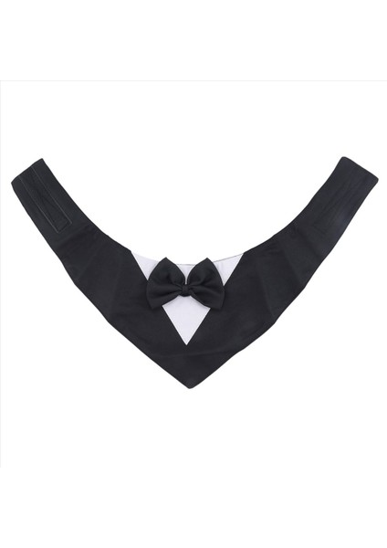 Köpek Smokin Papyon ile Resmi Köpek Düğün Yaka Köpek Doğum Günü Kostümü Evcil Hayvan Partisi Köpek Sevgililer Kıyafeti Cosplay M Siyah (Yurt Dışından) indirimleri