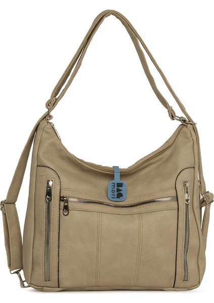 Vizon Yedi Gözlü Fermuar Detaylı Askılı ve Sırt Salaş Çanta fırsatları