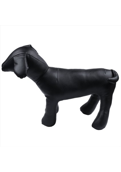Deri Köpek Mankenler Ayakta Pozisyon Köpek Modelleri Oyuncaklar Evcil Hayvan Dükkanı Ekran Manken Siyah M (Yurt Dışından)