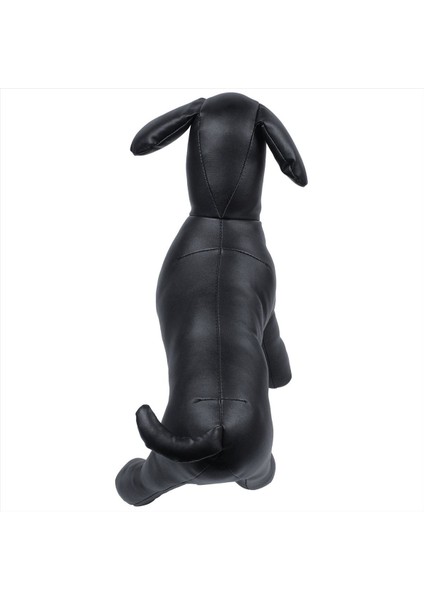 Deri Köpek Mankenler Ayakta Pozisyon Köpek Modelleri Oyuncaklar Evcil Hayvan Dükkanı Ekran Manken Siyah M (Yurt Dışından) indirimleri