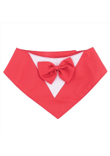 Köpek Smokin Papyon ile Resmi Köpek Düğün Yaka Köpek Doğum Günü Kostümü Evcil Hayvan Partisi Köpek Sevgililer Kıyafeti Cosplay M Kırmızı (Yurt Dışından)