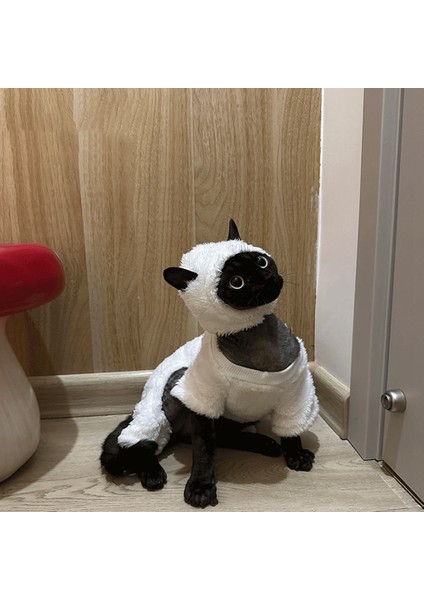 Sevimli Tüysüz Kedi Kıyafetleri Kedinizi Bir Koyun Evcil Hayvan Süveteri Koyun Tasarım Evcil Kıyafetler Evcil Hayvan Kapşak M (Yurt Dışından) fırsatları