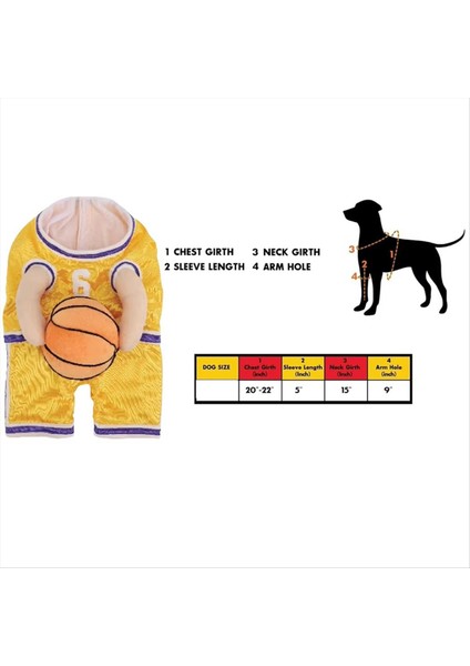 Köpek Basketbol Oyuncu Kostümü Top Köpek Basketbol Kostümü Komik Giyinme Spor Kıyafeti Cadılar Bayramı Cosplay Evcil Hayvanlar B (Yurt Dışından) modelleri