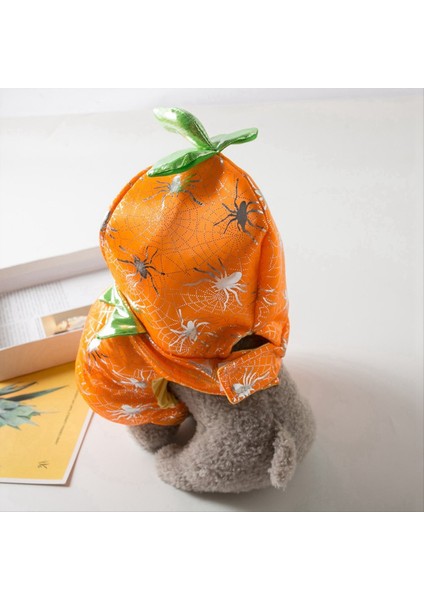 Köpek Kedi Cadılar Bayramı Kabak Kostümü Pet Cosplay Kostümleri Köpek Yavru Sıcak Kıyafetler Hoodie Hayvan Sonbahar Kış Giysileri M (Yurt Dışından) indirimleri