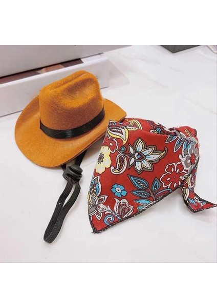 Pet Köpek Kovboy Şapkası Cosplay Cap Puppy Pet Cat Dog Tatil Kostümü Pet Partisi Dekorasyon (Yurt Dışından) fiyatları