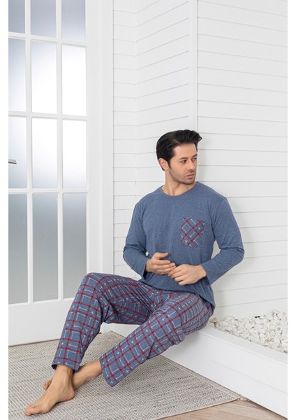 Ercan Alt Kare Üst Cepli Açık Mavi Pjm Tkm