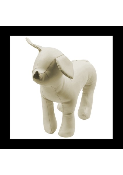 Deri Köpek Mankenler Ayakta Pozisyon Köpek Modelleri Oyuncaklar Evcil Hayvan Dükkanı Ekran Manken Beyaz S (Yurt Dışından)