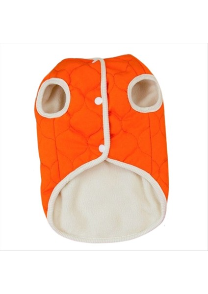 Evcil Giysiler Sonbahar ve Kış Köpek Giysileri Oyuncak Kedi Evcil Hayvan Giysileri Kış Şeftali Pamuklu Kıyafetler Turuncu (Yurt Dışından)