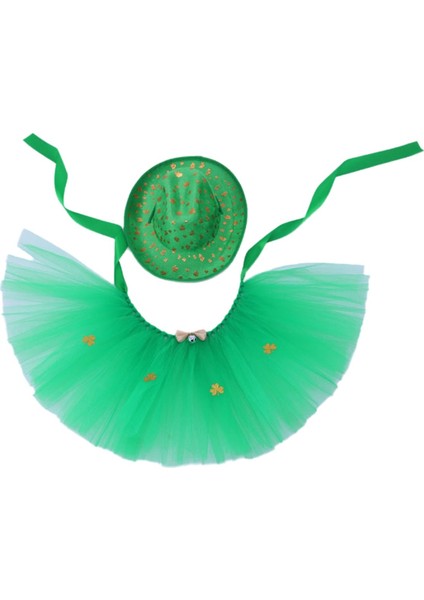 Irlandalı Festival Pet Kostümleri Kediler ve Köpekler Shamrock Şapkalar Pet Tutu Kovboy Şapkalar Komik Evcil Kostümler (Yurt Dışından)