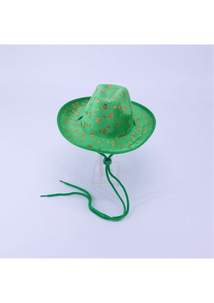 Irlandalı Festival Pet Kostümleri Kediler ve Köpekler Shamrock Şapkalar Pet Tutu Kovboy Şapkalar Komik Evcil Kostümler (Yurt Dışından) fiyatları