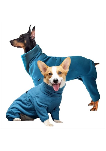 Köpek Kışlık Ceket Yumuşak Polar Kazak Pijamaları Evcil Hayvan Sıcak Soğuk Hava Ceketi Yelek Rahat Tulum Kıyafetleri L (Yurt Dışından) fiyatları