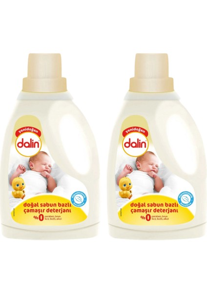 Sensitive Doğal Sabun Bazlı Sıvı Çamaşır Deterjanı 1500 ml * 2 Adet