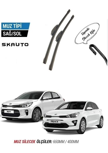 Kia Rio Ön Cam Muz Silecek Takımı (2017-2021)