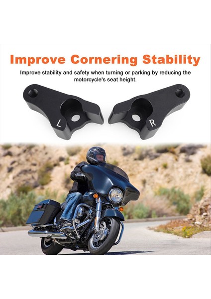 Motosiklet Parçaları Amortisör Kiti Arka Süspansiyon Braketi Düşürücü Bağlantı Kiti Için Harley Davidson Touring 2002-2022 (Yurt Dışından) indirimleri