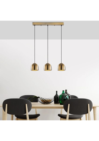 Orvieto 3'lü Dekoratif Sıralı Avize modelleri