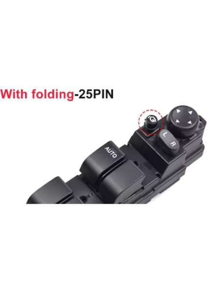 Mazda 2 M2 2007-2013 Lhd Için Araç Ön Sol Cam Kontrol Anahtarı Cam Kaldırma Anahtarı Düğmesi DF73-66-350B DF74-66-350B (Yurt Dışından) modelleri