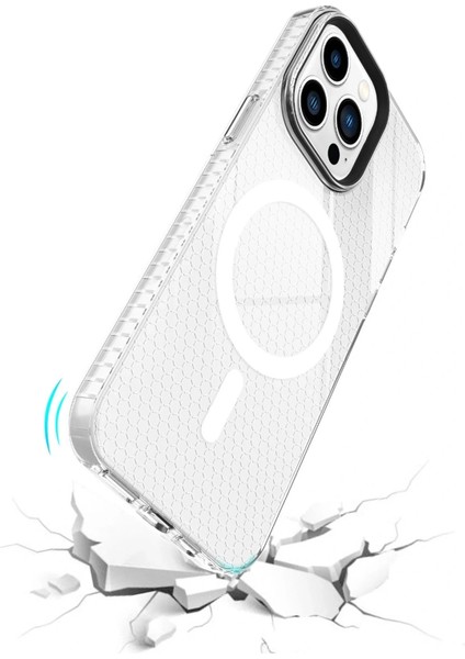 iPhone 13 Pro Max Kılıf Beta Magneticsafe Silikon - Şeffaf fırsatları
