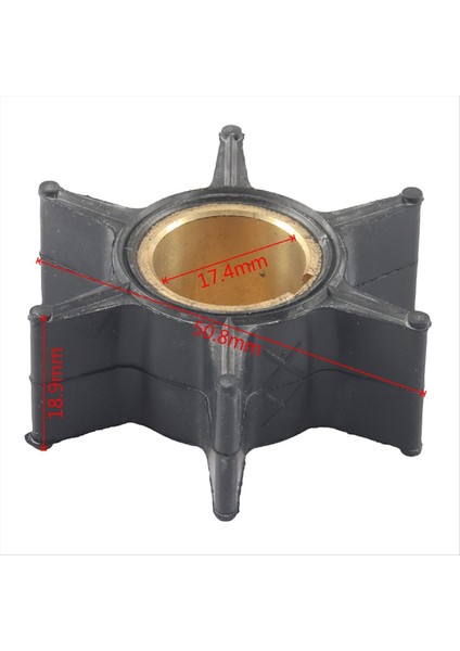 390286 Su Pompası Çarkı Johnson Evinrude Omc Brp 2 Zamanlı 40HP E40 J40 Dıştan Takma 18-3366 777835 500353 (Yurt Dışından) fiyatları