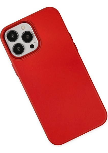 iPhone 13 Pro Max Kılıf Asya Deri Silikon - Kırmızı modelleri