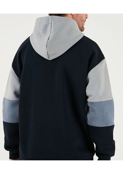 Erkek Pamuklu Regular Fit Kapüşonlu Içi Tüylü Yumuşak Şardonlu Kolu Parçalı 3 Iplik Sweat indirimleri