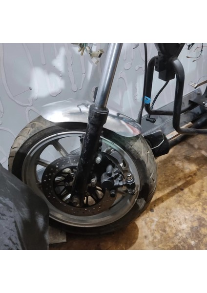 Evrensel Motosiklet Boyasız Ön Çamurluk Çamurluk Çamurluk Harley Touring Chopper Bobber Aksesuarları (Yurt Dışından) fiyatları