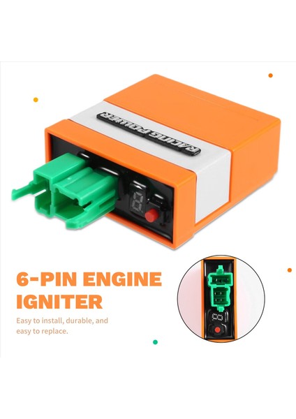 6 Pins Motosiklet Yarış Motoru Ateşleme Cdı FT180 FT200 FT250 170Z 125CC 250CC Ayarlanabilir Yarış Cdı Rt 200 DM250 (Yurt Dışından) indirimleri