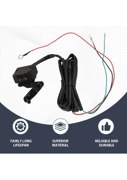 12V Vinç Rocker Başparmak Anahtarı Montaj Braketi ile Gidon Kontrol Hattı Kiti Atv Utv Elektrikli Vinç Aksesuarları (Yurt Dışından) fırsatları