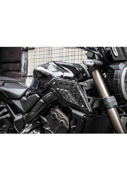 Bambu Kömür Motosiklet Çerçeve Yan Panel Guard Kapak Kabuk Emme Borusu Koruyucu Honda CB650R 2019 2020 2021 (Yurt Dışından) indirimleri