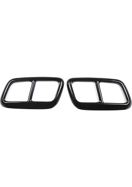 Land Rover Range Rover Sport 2018-2022 Için Egzoz Borusu Kapağı Kuyruk Borusu Kapağı Kaplaması Parlak Siyah (Yurt Dışından)