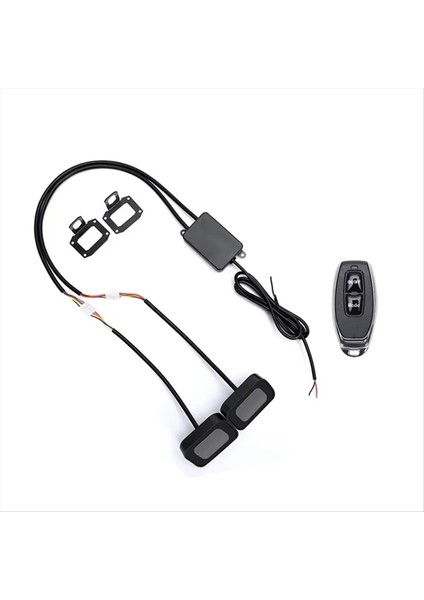 12-36V LED Şeytan Göz Işık Dinamik Motosiklet Ayna Şeytan Göz Işık Su Geçirmez Motosiklet Araba Headlightaccessories B (Yurt Dışından)