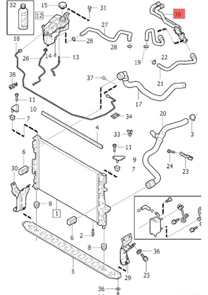 Volvo XC70 XC60 V70 V60 S80 S60 2008- Için Hvac Isıtıcı Hortumu Radyatör Hortumu 31368257 (Yurt Dışından) modelleri