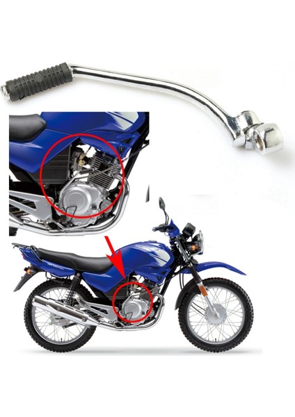 Motosiklet Kick Start Marş Kolu Pedalı Yamaha YBR125 XTZ125 Xtz Ybr 125 XT125Z (Yurt Dışından) fiyatları