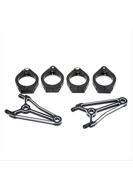 Motosiklet Evrensel Far Braketi Dağı Kelepçe 39MM-41MM Ayarlanabilir Far Montaj Kelepçesi Siyah (Yurt Dışından) modelleri