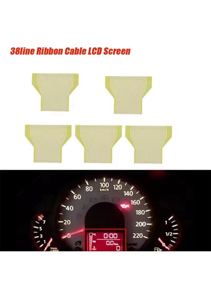 Adet Araç Enstrüman Tanı LCD Ekranı 38 Hatlı Şerit Düz Kablo Vw Daf Küme Arızası Piksel Onarımı 38 Yollu (Yurt Dışından) fiyatları