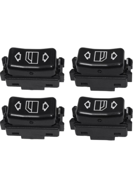 Mercedes W124 W126 W201 Konsol Elektrikli Cam Anahtarı 1248204510,1248204610 Için Ön Arka Sol Sağ 1 Düğme (Yurt Dışından)