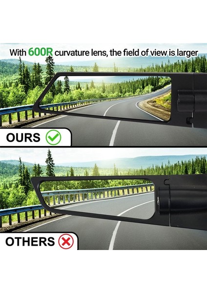 Motosiklet Aksesuarları Kawasaki Yamaha Honda Ducati Evrensel Rüzgar Deflektörü Aynalar Spoiler Beyaz Cam (Yurt Dışından) indirimleri