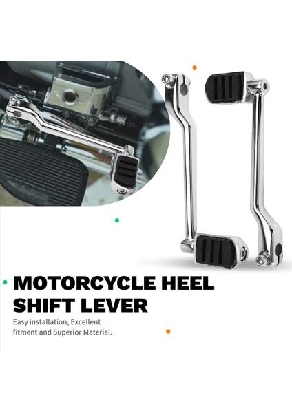 Motosiklet Topuk Ayak Vites Kolu Pedalı Ön Arka Kolu Shifter Pegs Harley Touring Softail Fl Trike (Yurt Dışından) fırsatları
