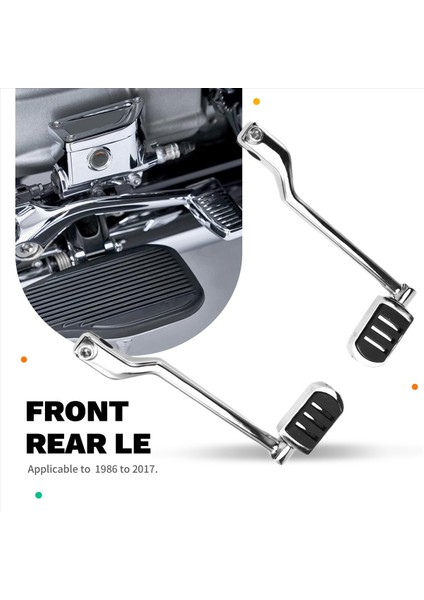 Motosiklet Topuk Ayak Vites Kolu Pedalı Ön Arka Kolu Shifter Pegs Harley Touring Softail Fl Trike (Yurt Dışından) indirimleri