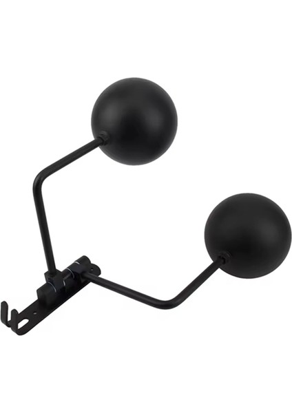 Motosiklet Çift Bilyalı Kask Tutucu Duvara Monte Bisiklet Kaskı Raf 180°ROTASYON Kask Askı Çelik Kanca ile Metal Raf (Yurt Dışından) modelleri
