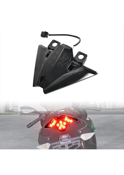Motosiklet LED Entegre Fren Kuyruk Işık Kawasaki Ninja 500 Için EX500 2024 2025 Fren Işık Koşu Işık Aksesuarları (Yurt Dışından) fiyatları